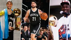 Manu Ginóbili, Greivis Vásquez y Michael Jordan