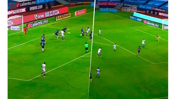 ¡Una locura! Dos golazos en 2 minutos en el empate entre Puebla y Querétaro