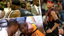 Michael Jordan, LeBron James, Kobe Bryant, Shaquille O'neal y Allen Iverson