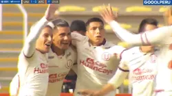 Universitario de Deportes se puso arriba en el marcador.