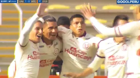 Universitario de Deportes se puso arriba en el marcador.