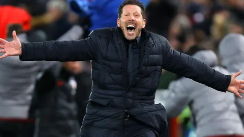 Diego Simeone, entrenador de Atlético de Madrid.