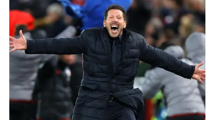 Diego Simeone, entrenador de Atlético de Madrid.