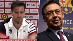 Fabregas vio la fila de los ex Barcelona y se sumó para pegarle a Bartomeu