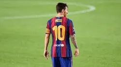 Foto de Lionel Messi, jugador de Barcelona.
