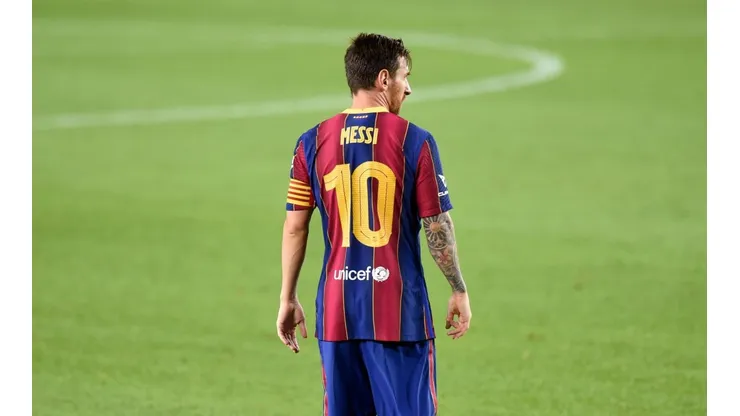 Foto de Lionel Messi, jugador de Barcelona.