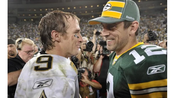 Drew Brees y Aaron Rodgers, uno de los duelos del fin de semana | Foto: Getty Images