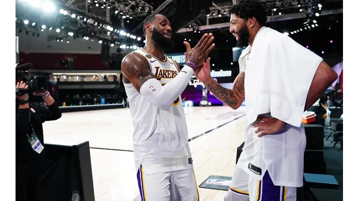 LeBron James y Anthony Davis (Getty)