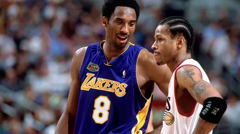 Kobe Bryant y Allen Iverson (Getty)