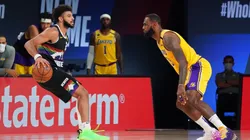 Jamal Murray y LeBron James (Getty)