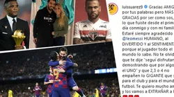 Las respuestas más destacadas a la despedida de Messi a Suárez