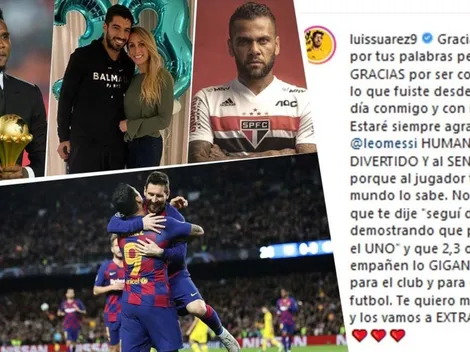 Las respuestas más destacadas a la despedida de Messi a Suárez