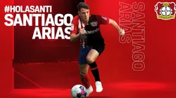 Santiago Arias, nuevo refuerzo de Bayer Leverkusen: así fue presentado