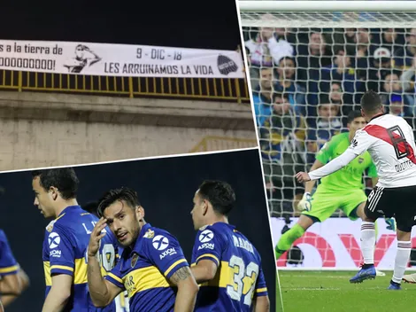 Con pasacalles picantes a lo River, Medellín recibió a Boca