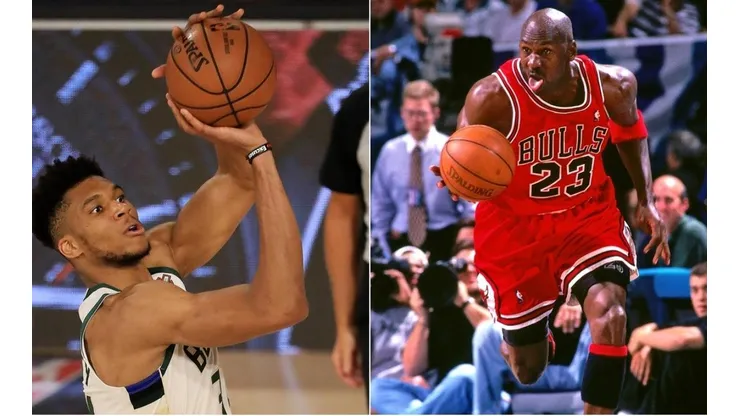 Giannis y su emoción al ser comparado con Jordan | Foto: Getty Images