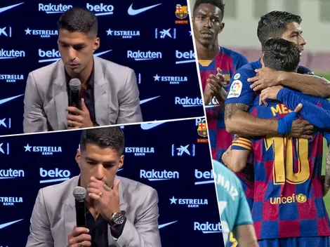 Amigos hasta el último día: Suárez defendió, en vivo, a Messi