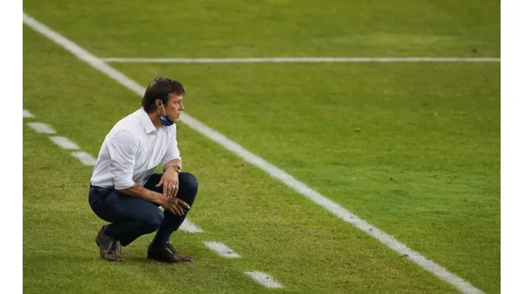 Matías Almeyda tiembla en el banquillo de San Jose Earthquakes. (Getty)