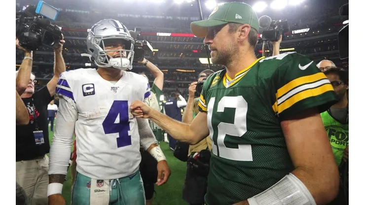 Rodgers y Prescott, buena relación dentro y fuera del campo | Foto: Getty Images