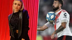Dijo que si Pratto hacía un gol invitaba a Morena Beltrán a salir y ella respondió