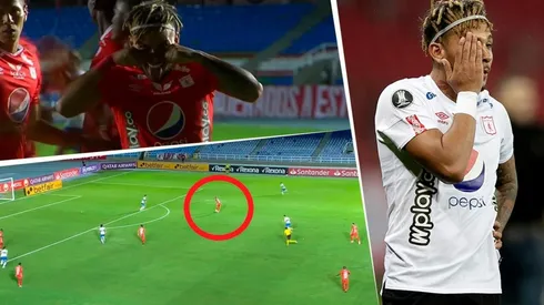 Duván Vergara puso el 1-0 transitorio entre América y Católica en Libertadores a los tres minutos de juego.