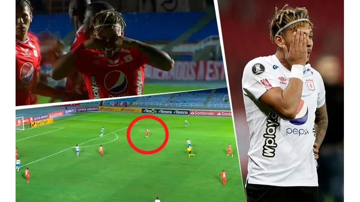 Duván Vergara puso el 1-0 transitorio entre América y Católica en Libertadores a los tres minutos de juego.