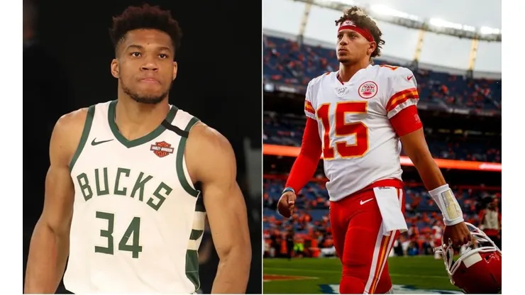 Giannis y Mahomes, entre los destacados del 2020 | Foto: Getty Images
