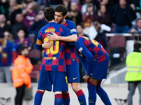 Sergi Roberto: "No podía ser verdad que Leo no continuase en Barcelona"