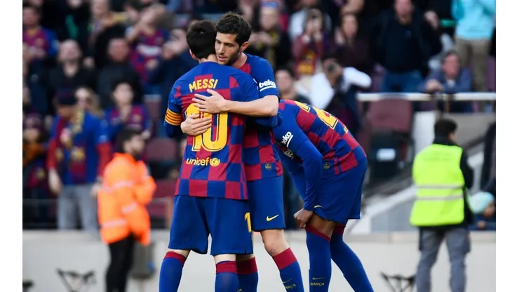 Sergi Roberto: "No podía ser verdad que Leo no continuase en Barcelona"