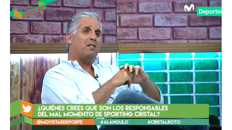 Diego Rebagliati también se manifestó en el mal momento de Sporting Cristal.