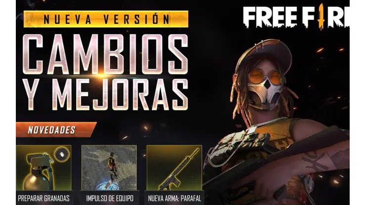 Notas del parche de la actualización de septiembre de Free Fire