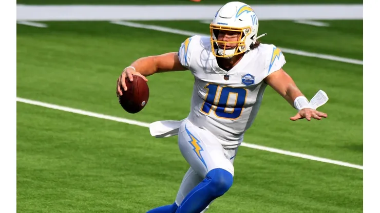 Justin Herbert, jugador de Los Angeles Chargers (Getty)
