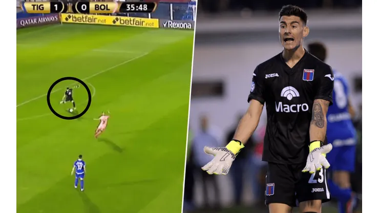 Blooper de Gonzalo Marinelli y gol de Bolívar.