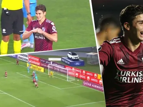 Jugador de Binacional asistió a Julián Álvarez para el 3 a 0 de River