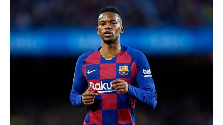 Nelson Semedo con la camiseta de Barcelona.