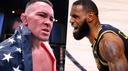 Colby Covington y LeBron James (Getty Images)