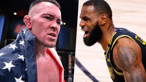 Colby Covington y LeBron James (Getty Images)