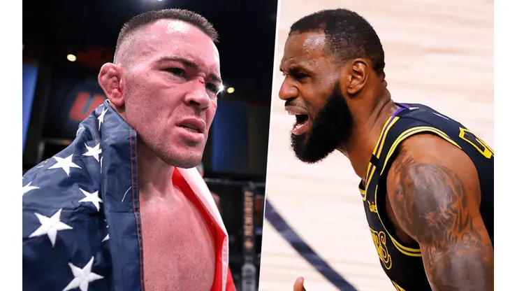 Colby Covington y LeBron James (Getty Images)