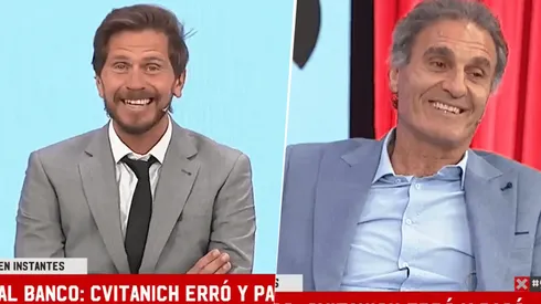 Vignolo y Ruggeri nos alegraron el día con su cruce en 90 Minutos