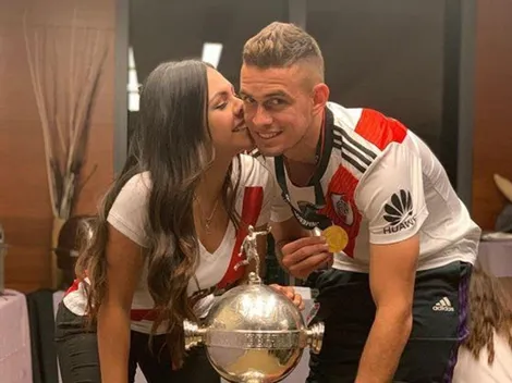 Con una sola frase, la esposa de Borré dejó tranquilos a todos los hinchas de River