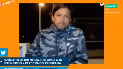 Pedro García es panelista en Al Ángulo de Movistar Deportes.