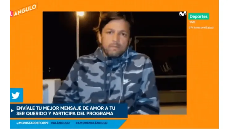 Pedro García es panelista en Al Ángulo de Movistar Deportes.