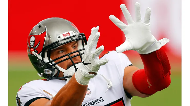 Rob Gronkowski, ala cerrada de los Buccaneers (Getty Images)