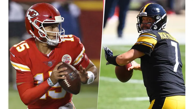 Patrick Mahomes y Ben Roethlisberger