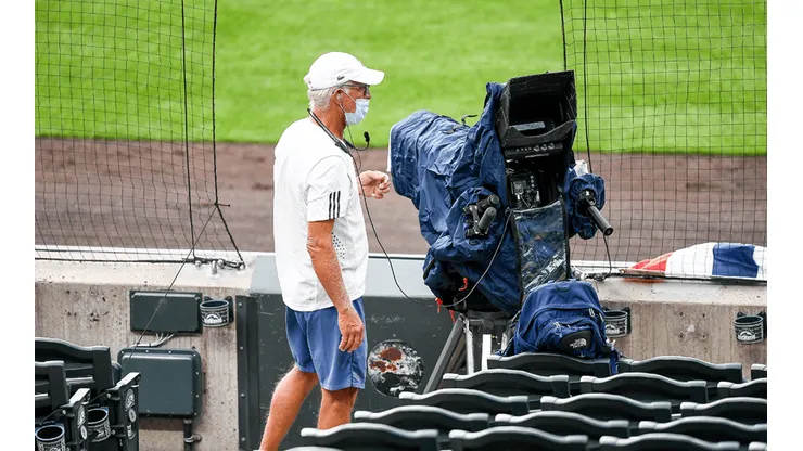 Cámara durante un juego de la MLB (Getty Images)