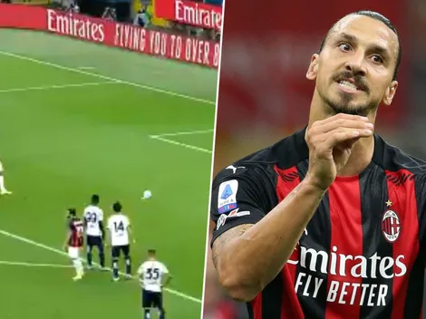 Video: Ibrahimovic la clavó en el ángulo de penal y selló su doblete