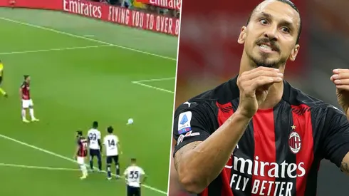 Enorme ejecución de Zlatan Ibrahimovic.