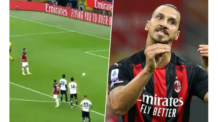 Enorme ejecución de Zlatan Ibrahimovic.