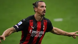 El festejo del enorme Zlatan Ibrahimovic.