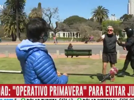 Escándalo: agredió a un periodista de C5N y se lo terminó llevando la policía a la fuerza