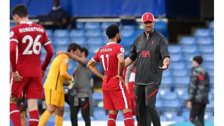 La reacción de Klopp cuando un ayudante suyo festejó la expulsión de un rival